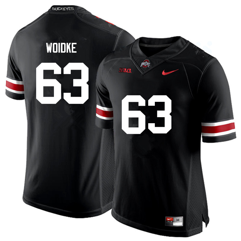 Ohio State Buckeyes #63 Kevin Woidke College Football Jerseys Game-Black